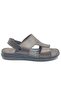 Asker 1928-San 100% Genuine Leather Men's Full Orthopedic Sandals Slippers Brown - 2