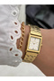 Yellow steel band women's watch fl21599a-b 3 atm waterproof with 2 years warranty in gift package - 2