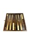 Eco Classic Handmade Checkered Wooden Backgammon and Chess Set - 2