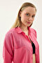 Basic Oversize Front Pocket Shirt - 5