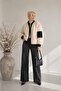 Black Women's Coat - Double Sided Design - 2