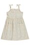Palm Tree Patterned Dress for 6-9 Years - Ivory - 2