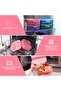Snack Attack TM Lunch Box Bento style Bunny Shape Pink Color for Kids|3/4 Convertible Compartments| BPA FREE|LEAK PROOF| Dishwasher Safe | Back to School Season |Food Graded Materials (Pink) - 4