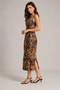 Leopard Back Detail Dress - 5