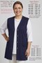 Women's Plus Size Stone Detailed Summer High Quality Viscose Mother Vest with Pockets Buttoned Anti-Sweat Soft Flexible Classic Lightweight Vest Navy Blue