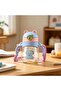 Baby Sippy Cup 300ml with 360° Straw & Handles, Spill-Proof for 6 Months+ Blue - 3