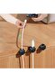 14-Pack Magnetic Cord Organizer Clips, Self-Adhesive Cable Holder for Desk Car Home Office, Black - 2