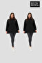 Women's Plus Size 2-Piece Set Thin Sweatshirt Tunic Spr26Btk990+2