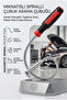 Flexible Magnetic Pick-Up Tool - Magnetic Spiral Rod Metal Screw Bolt Nut Search Stick 721781