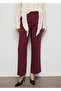 High waist straight cut pants