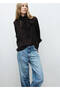 Mid-waist straight cut jeans - 6