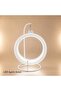 مصباح دائري حديث يعمل بالطاقة LED مقاس 138×143 سم مصنوع من البلاستيك LLDPE (بدون حامل) - 4