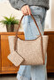 Original Large Volume Mini Wallet Luxury Soft Leather Double Handle Shopper Tote for University Office Daily Use Stylish Special Design Oversized Hand and Shoulder Bag with Double Handle Inner Pocket - 30X40X10 cm - 7