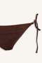 Lace-Up Wrinkled Textured Bikini Bottom E0208Ax25Sm - 7