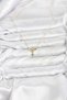 Gold Color Brass Minimal Charm Women's Necklace - 2