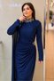 Fashion Nigth Evening Dress with Stone Detail on the Neckline and Waist - 3