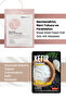 3-Layer Rose Gold Eye Mask and Pore Care Revitalizing, 100% Cotton Kefir Mask Set