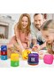 9-Piece Stacking Cups & Treat Ball for Rabbits, Bunny Toy with Treat Dispenser - 5