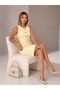 Women's Stylish Buttoned Dress - 3