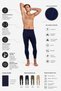 Ocp002 Unisex Thermal Underwear for Cold Weather Outdoor Sports and Daily Use Dark Blue Level 3