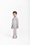 Oc0050 Children's One-Piece Ecru Thermal Jumpsuit Soft Breathable Fabric - 3