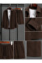 Men's Long Sleeve Shirt Shorts Ottoman Set - 2
