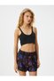 Half Tank Top Bra Uncovered U Neck Slim Fit - 3
