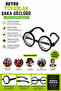 Retro Round Black Student Glasses Prank Glasses Party and Costume Accessory