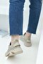 Knitted Beige Sports Shoes 062 - 5