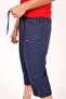 Linen Fabric Raw Cloth Summer Comfortable Bermuda Capri - 4