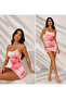 Women's Pink Rope Strap Dress - 3