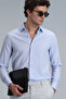 Madrid Men's Basic Shirt Comfort Fit Dark Blue - 5