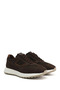 Men's Brown Suede Lace-Up Genuine Leather Sneaker - 2
