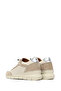 Women's Cream Laced Thick Soled Leather Comfort Shoes 26Pfd145514 - 6