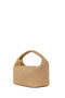 Women's Gold Glitter Straw Handbag 26Sbd2497Sm - 6