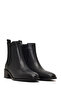 Women's Black Leather Chelsea Boots 25Wfd153418 - 2