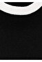 Tricot Blouse with Contrast Trim - 5