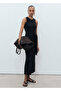 Cotton Knot Detailed Midi Dress - 2