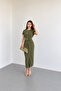 Meloni Short Sleeve Sandy Dress with Accessories - 2