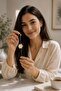 Uggys Minimal Black Leather Cord Gold Case Round Women's Wristwatch - 5
