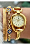 Full Steel Mesh Strap Gold Color VIP 5 Atm Wristwatch