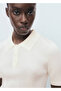 Short-Sleeved Polo Collar Sweater - 6