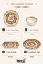 Efes 16 Piece Porcelain Breakfast Set for 6 People - 2