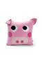 Pepi Embroidered Shaped Cushion 40x40cm-pink - 3