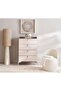 Carmona Chest Of 5 Drawer - Grey - 5