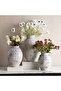 Belda Cement Vase 25x25x38cm - Grey - 3