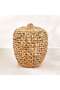 Temara Water Hyacinth Vase 41x41x48cm- Natural - 3