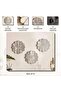 Mavens 3-Piece Decorative Mirrors Dia 25cm - Gold - 4