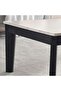Ankara Coffee Table Marble - White & Black - 4