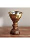 Afreen Metal Oud Burner 10x10x15cm - Gold - 4